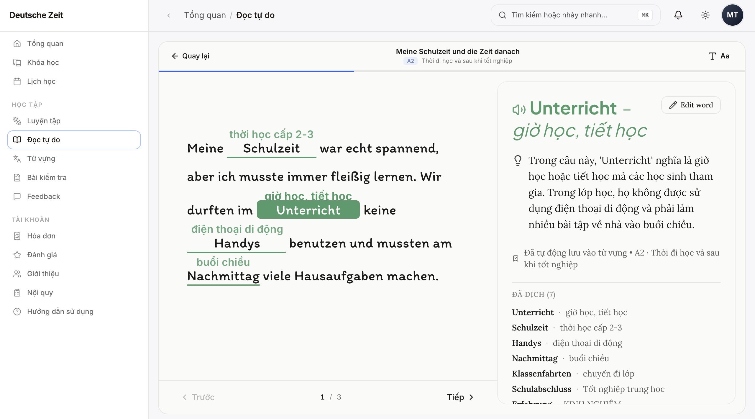 Đọc tự do trên Deutsche Zeit